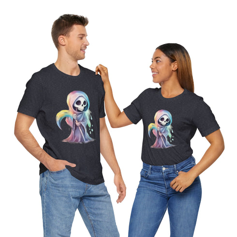 Cute Colorful Reaper - Short Sleeve Tee